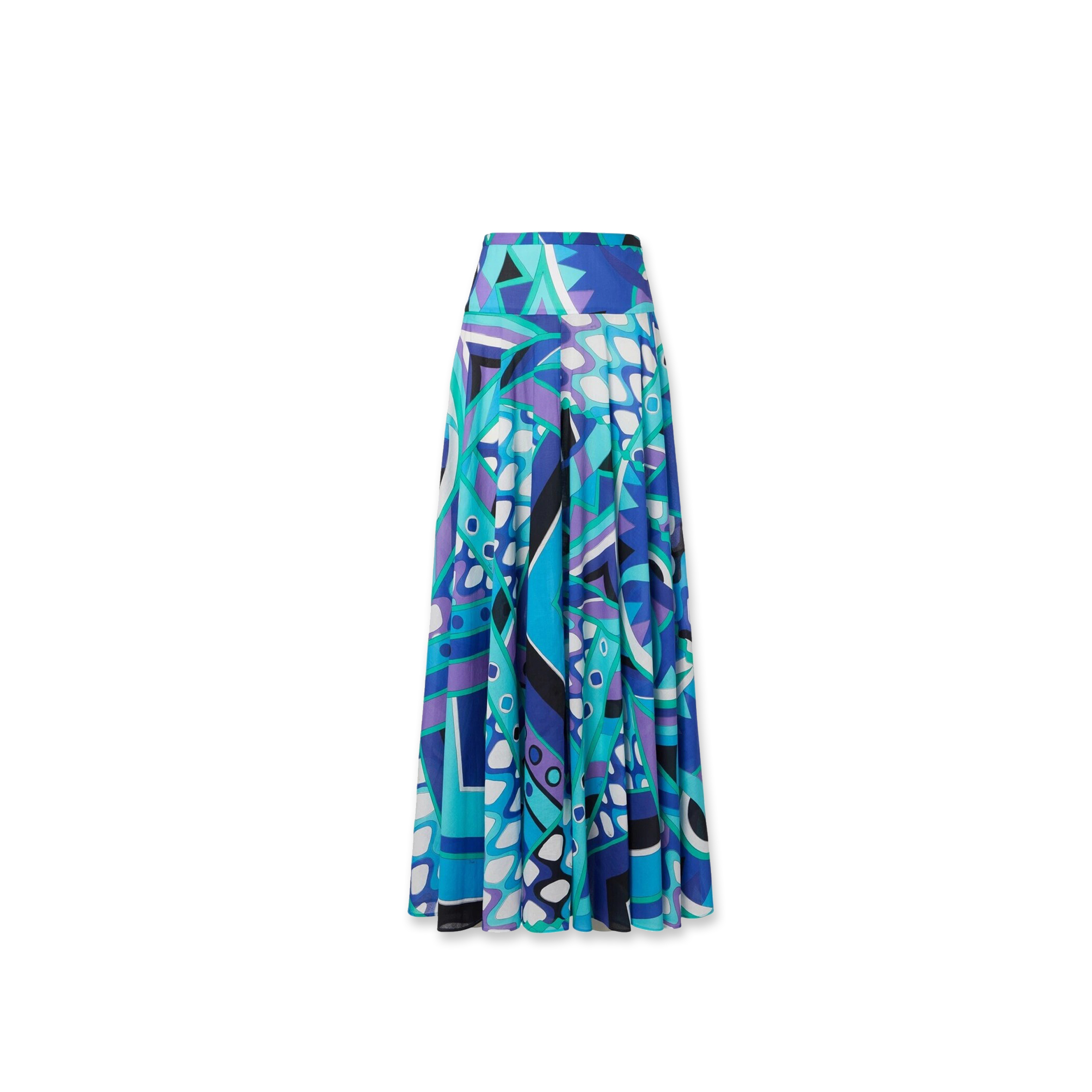 PUCCI VIVARA PRINT COTTON SKIRT